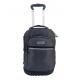 Black Practical 4 Wheel Trolley Backpack , Laptop Compartment Backpack With Trolly