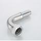 Supply Excavator Stainless Steel Hydraulic Hose Fitting 90 Degree Elbow Bsp Female 60 Degree Cone 22691