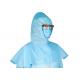 Head Protection Hood Medical Surgical Hood Cover PE+PP Non Woven Disposable Muslim Cap