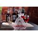 600ml Wine Decanter Whiskey Glass Bottle With Lid Height 29cm For Alcohol Bar