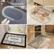 Customized Non Slip Water Absorbent Rugs Bathroom Floor Mat Set with Diatomite