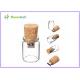 Bottle Glass Wooden USB Flash Drive 2.0 For Wedding Giveaways 4GB 8GB