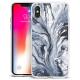 Geometric Marble Phone Case Water Color Light Weight For Iphone XS