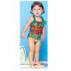 Colourful, Flowery, One-piece Little Girl`s Swimsuit - Monet Baby