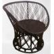 Luxury Resort hotel Garden Chairs outdoor Aluminum Garden Chairs modern PE Rattan Balcony Chair For Garden---YS5704