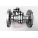 2PC Stainless Flanged Ball Valve API 608 Floating Type With Mounting