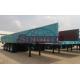 60 Tons 4 Axle Container Semi Trailer High Strength Steel Material