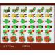 Christmas Gift PET Chocolate Transfer Molds For Christmas Party Cupcake Toppers