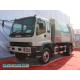 ISUZU FVR 240hp Garbage Truck With Compactor 15000L Steel Sanitation