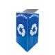 PP Coroplast Recycle Bin Eco Friendly Resistant Durable