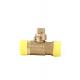 Heatproof Forged Brass Gas Ball Valve , Anticorrosive Copper Shutoff Valve