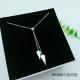 925 Sterling Silver Star Moon CZ Charm Choker collarbone chain necklace  WY450