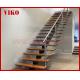 Steel Cable Stair VK72SC Handrail 304 Stainless Steel  Aluminum Baluster  Treed Beech Glass Carbon Steel Powder-coate
