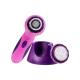 Purple Sonic Vibration Waterproof Cleansing Brush Spa Skin Care Massage