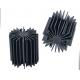 Sunflower Heat Sink /  Aluminum Heatsink Extrusion Profiles For Led Light , Black Anodized