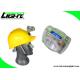 Cordless LED Mining Headlamp Digital OLED Display 5V 2A Coal Mining Cap Lamp