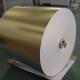 Golden Vacuum Metallized Paper ISO  Foil Paper Roll 67GSM With High Wet Strength