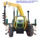 High Speed Pole Erection Machine For Frozen Soil 150-2000mm Drilling Diameter