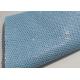 Light Blue Beautiful Perforated Leather Fabric Waterproof Leather Material Fabric