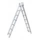 Non Insulated 5.16m 2x11 Foldable Extension Ladder