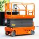 Scissor Type Self Propelled Single Man Lift Convient Without Power Supply