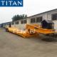60/80 ton removable detachable gooseneck lowboy trailer-TITAN
