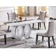 home dining room 6 person rectangle marble table furniture
