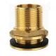 15mm od yellow brass color forged brass compression fitting straight threaded water tank connector