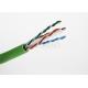 Networking High Speed Cat6A Lan Cable 500Mzh Frequency Solid 99.99% Bare Copper