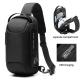 Wholesale waterproof anti theft designer crossbody bag custom logo USB sling bags for men single shoulder chest bag