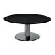 Luxury Italian Marble Countertop Dining Table Modern Home Black Titanium Decal