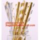 biodegradable gold stamping paper straw,colour disposable wholesale drinking biodegradable paper straw bagplastics pac