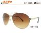 unisex sunglasses with round metal frame, new fashionable designer style, lens UV400