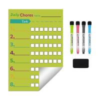 Customizable Erasable Daily Weekly Monthly Chore Chart Preschool Reward Chart 60x40cm