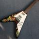 New styles of high-quality customized V electric guitar,Rosewood Fingerboard