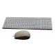 IEC60601 antimicrobial IP68 medical silicone cyber keyboard and mouse combo