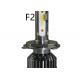 IP67 Super Bright F2 LED Headlights SUV RV Headlight Bulbs 1400LM COB Lamp Beads