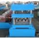 High Speed Galvanized Steel Guardrail Roll Forming Machine 380V 7.5Kw Hydraulic Color Customized