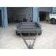 Custom Galvanized 8x5 Tandem Flatbed Trailer With 4000 KG Load Capacity