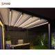 Aluminum Electrical Patio Awning Windproof Waterproof Pergola Retractable Awning