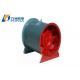 Fire - Control Industrial Axial Fans Around Shape With Less Than 80℃ Gas Temp