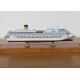 Scale 1:900 Outdoor Decoration Costa Concordia Model , Cruise Ship Business Model
