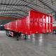 80T Load Capacity 3 Axle 40FT Container Side Wall Semi Trailer with Energy- LED Light