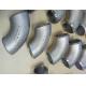 Long Reduce Stainless Steel Buttweld Fittings 90 Deg Elbow 1/2 - 60 For Cement Industries