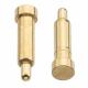 Brass Plated Gold Spring Loaded Pogo Pins High Durability Coaxial Pogo Pin