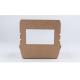 Disposable Waterproof Take Away Lunch Box Fast Food Box With Window