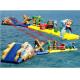 inflatable floating obstacle floating obstacle course outdoor obstacle course equipment