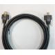 26AWG Cat6A  SFTP  Round Gigabit Ethernet Cable with Fixing Screw ,  Internet Network Cable