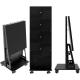 P1.25 Smart LED Poster Display Foldable Cabinet 1x5 600*1687.5mm Screen Size