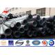 Polygonal 11.8m 4000 Dan Electrical Power Pole To Transmission Line Project